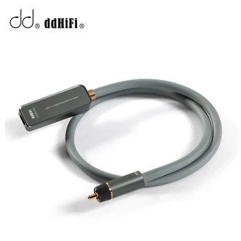DD ddHiFi TC100-COA USB-C Ženski Digitalni RCA Koaksialni Pretvornik Avdio Kabel do 24 bitov / 192 khz) v podjetju OCC koaksialni AVDIO Kabel