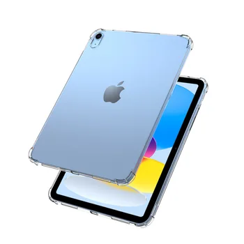 Shockproof Cover za iPad 10 Primeru 2022 Ultra TPU Silikon Nazaj Capa za iPad 10. Generacije za 10,9-palčni A2696 A2757 A2777 Funda