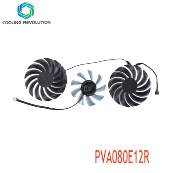 PVA080E12R 4Pin grafike ventilator za Pisane iGame GeForce RTX 3060 RTX 3070 RTX 3070 Ti RTX 3080 RTX 3080 Ti RTX 3090 Napredno OC
