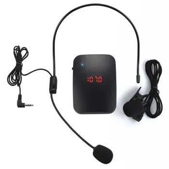 Brezžični Mikrofon FM Radio Oddajnik za Slušalke Ovratnik Tour Guide Posnetek Bluetooth, združljiva mikrofon govor ojačevalec booster