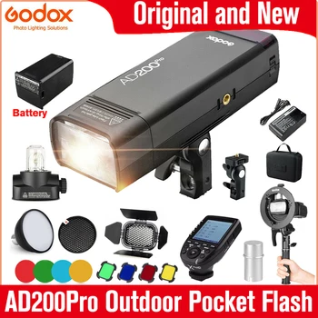 Godox AD200 Pro AD200Pro Zunanja Bliskavica 200Ws TTL 2.4 G 1/8000 HSS Speedlite Bliskavica Strobe za DSLR Fotoaparat