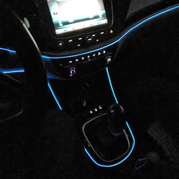 Prilagodljiv Neon Avto Notranje Vzdušje LED Trakovi Luči Za Toyota RAV4 Camry Corolla CH-R 86 Tacoma Yaris Tundre Dodatki