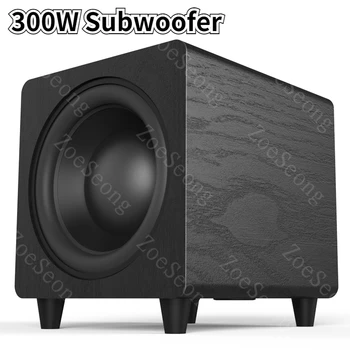 300W Subwoofer Soundbar za TV 2.1 Kanalni Sistem za Domači Kino 10 Inch Lesene Visoko Moč Zvočnikov 3D Stereo Boombox Zvok Box PC