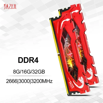 JAZER RAM Pomnilnik DDR4 16gb 8gb 2666MHz 3000MHz Memoria RAM DDR4 32GB 3200MHz 288pin za AMD in Intel matična plošča