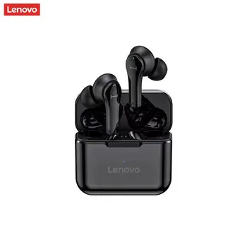 Lenovo QT82 Stavko Slušalka Nirkabel Asli Slušalke Bluetooth Kontrol Sentuh Stereo HD Berbicara dengan Slušalke Nirkabel Mikrofon