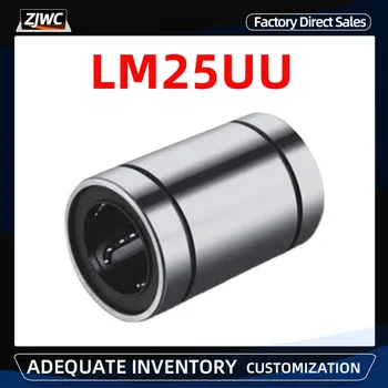 1pc LM25UU dolgo vrsto 25 mm linearni kroglični ležaj CNC deli za 3D tiskalnik Linearnih Ležajev