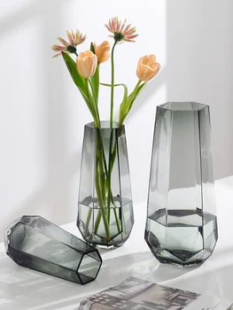 Steklena Vaza Nordijska Terarija Vaze Pregleden Za Dekoracijo Doma Dodatki, Vaze vasos decorativos