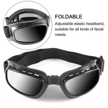 Vintage Motoristična Očala Dirke Kolesarjenje Športna sončna Očala Smučarska Očala Windproof Dustproof UV Zaščito Kolo Motokros Očala