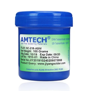 AMTECH NC-218-ASM original spajkalna pasta Varjenje talila 100 g Vodijo brezplačno lemilo
