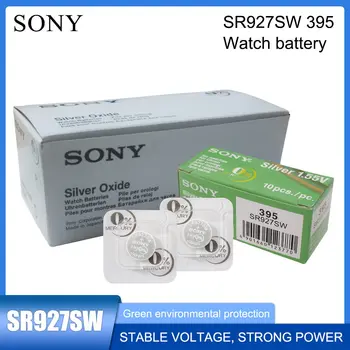 Sony 395 399 SR927SW SR927W AG7 LR927 1.55 V Srebrni Oksida Watch Baterije Eno Zrnje, Pakiranje, ki NA JAPONSKEM Gumb gumbaste